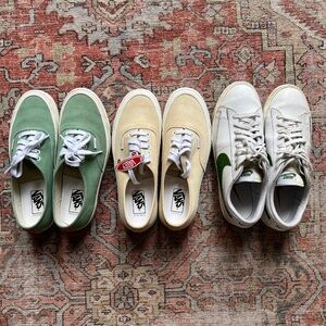 $85 VANS VAULT AUTHENTIC 44 SHOES 10 + BONUS LOT NIKE BLAZER premium otw dunk